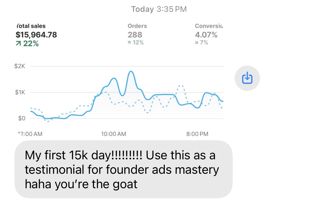 Testimonial from Anonymous Founder